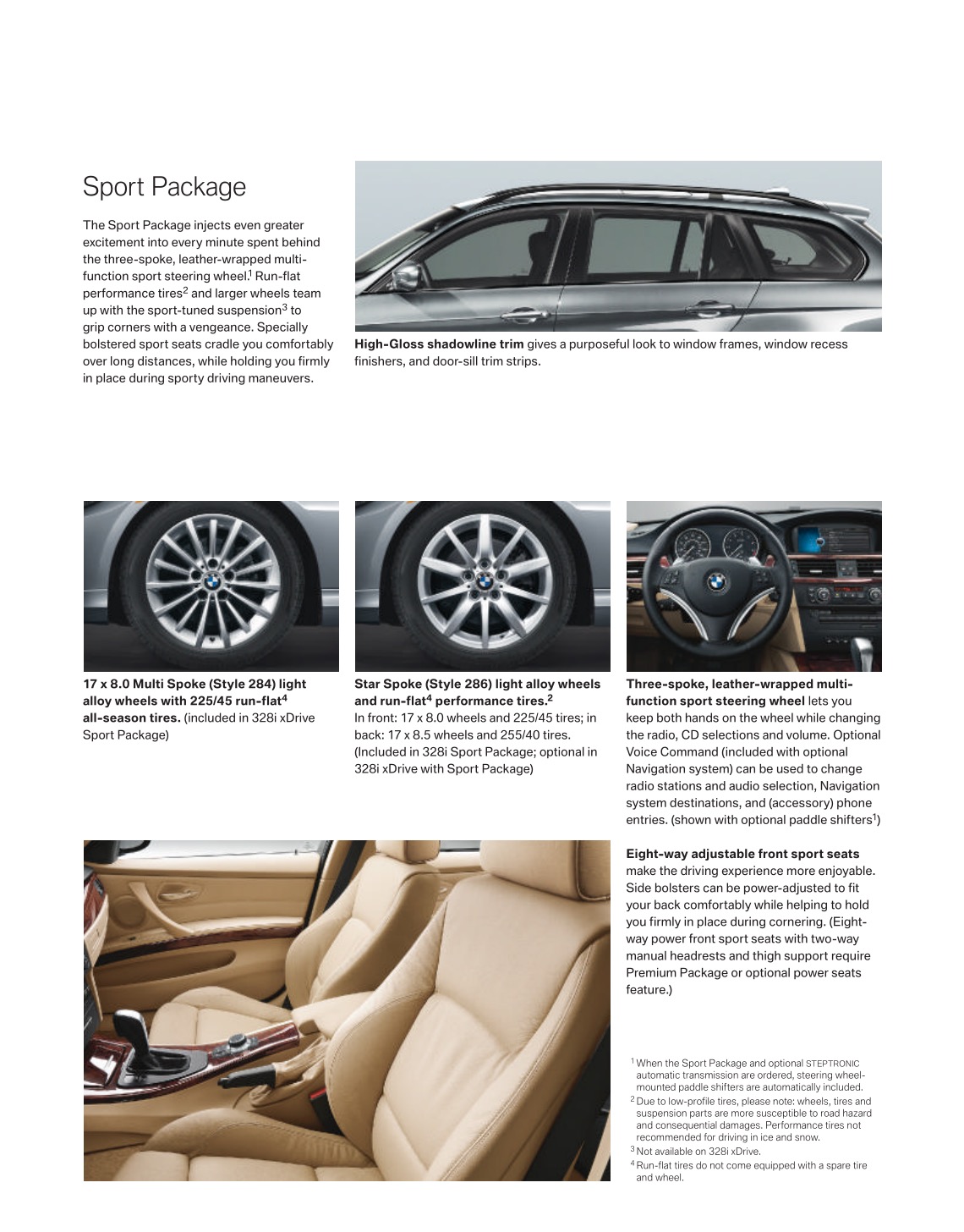 2009 BMW 3-Series Wagon Brochure Page 12
